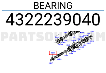 Hyundai / KIA 4322239040 BEARING