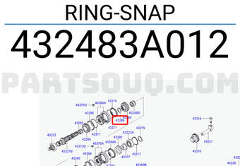 Hyundai / KIA 432483A012 RING-SNAP