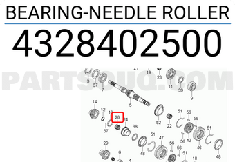 BEARING-NEEDLE ROLLER 4326402500 | Hyundai / KIA Parts | PartSouq
