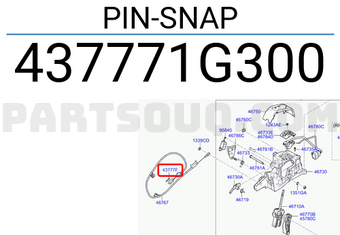 Hyundai / KIA 437771G300 PIN-SNAP