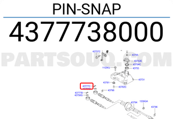 Hyundai / KIA 4377738000 PIN-SNAP