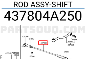 Hyundai / KIA 437804A250 ROD ASSY-SHIFT