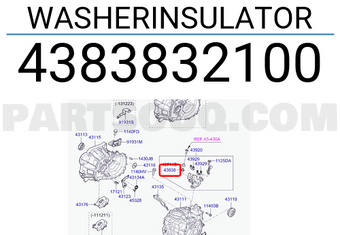 Hyundai / KIA 4383832100 WASHERINSULATOR