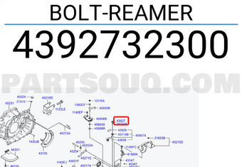 Hyundai / KIA 4392732300 BOLT-REAMER