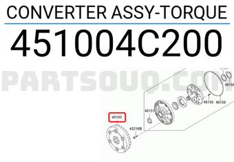 Hyundai / KIA 451004C200 CONVERTER ASSY-TORQUE
