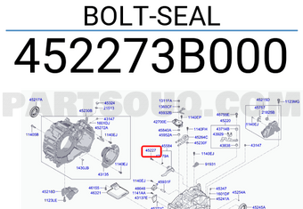 Hyundai / KIA 452273B000 BOLT-SEAL