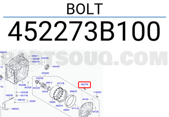 Hyundai / KIA 452273B100 BOLT