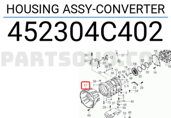 Hyundai / KIA 452304C402 HOUSING ASSY-CONVERTER