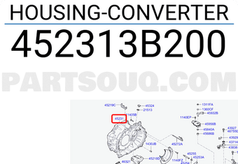 Hyundai / KIA 452313B200 HOUSING-CONVERTER