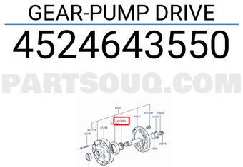 Hyundai / KIA 4524643550 GEAR-PUMP DRIVE
