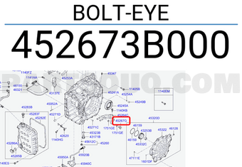 Hyundai / KIA 452673B000 BOLT-EYE