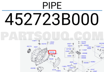 Hyundai / KIA 452723B000 PIPE