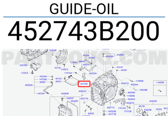 Hyundai / KIA 452743B200 GUIDE-OIL