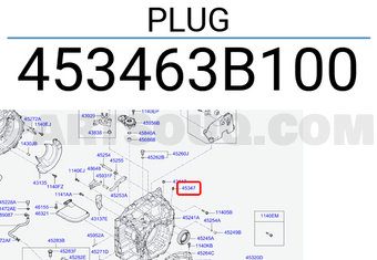 Hyundai / KIA 453463B100 PLUG
