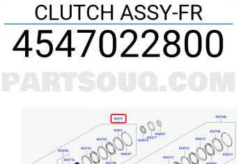 Hyundai / KIA 4547022800 CLUTCH ASSY-FR