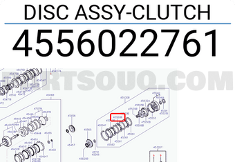 Hyundai / KIA 4556022761 DISC ASSY-CLUTCH