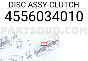 Hyundai / KIA 4556034010 DISC ASSY-CLUTCH