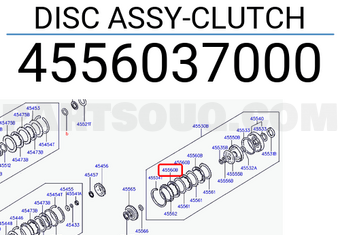 Hyundai / KIA 4556037000 DISC ASSY-CLUTCH