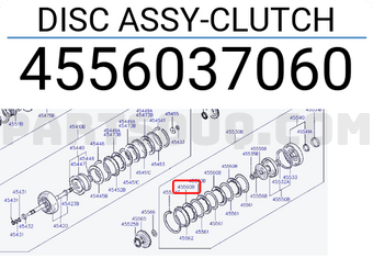 Hyundai / KIA 4556037060 DISC ASSY-CLUTCH