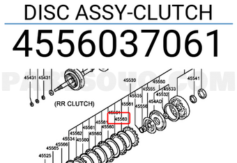 Hyundai / KIA 4556037061 DISC ASSY-CLUTCH
