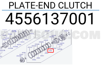 Hyundai / KIA 4556137001 PLATE-END CLUTCH