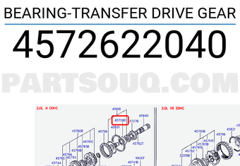 Hyundai / KIA 4572622040 BEARING-TRANSFER DRIVE GEAR