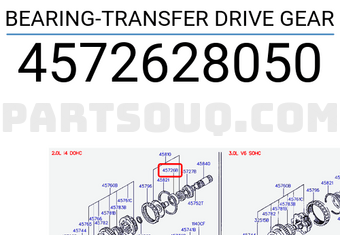 Hyundai / KIA 4572628050 BEARING-TRANSFER DRIVE GEAR