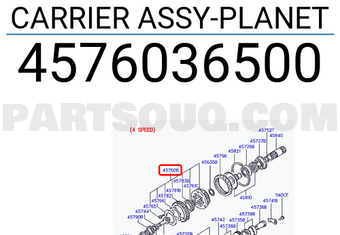 Hyundai / KIA 4576036500 CARRIER ASSY-PLANET