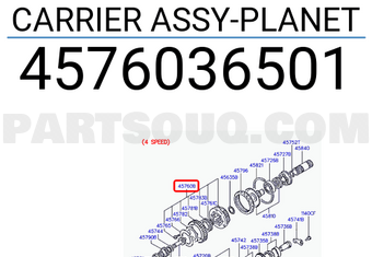 Hyundai / KIA 4576036501 CARRIER ASSY-PLANET
