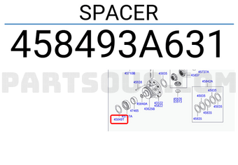 Hyundai / KIA 458493A631 SPACER