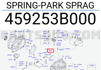 Hyundai / KIA 459253B000 SPRING-PARK SPRAG