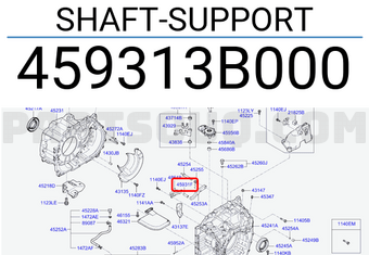 Hyundai / KIA 459313B000 SHAFT-SUPPORT
