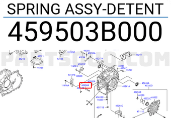 Hyundai / KIA 459503B000 SPRING ASSY-DETENT