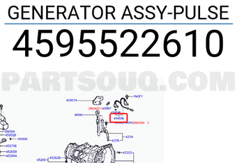 Hyundai / KIA 4595522610 GENERATOR ASSY-PULSE