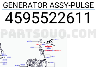 Hyundai / KIA 4595522611 GENERATOR ASSY-PULSE