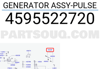 Hyundai / KIA 4595522720 GENERATOR ASSY-PULSE
