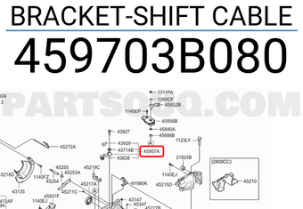 Hyundai / KIA 459703B080 BRACKET-SHIFT CABLE