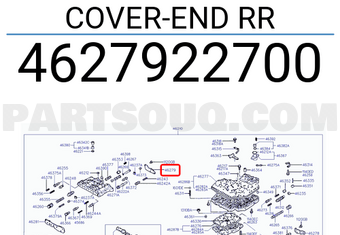 Hyundai / KIA 4627922700 COVER-END RR