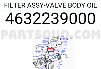 Hyundai / KIA 4632239000 FILTER ASSY-VALVE BODY OIL