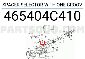 Hyundai / KIA 465404C410 SPACER-SELECTOR WITH ONE GROOV