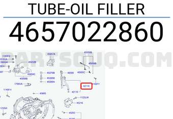 Hyundai / KIA 4657022860 TUBE-OIL FILLER