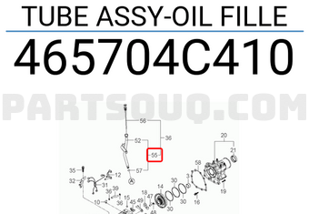Hyundai / KIA 465704C410 TUBE ASSY-OIL FILLE