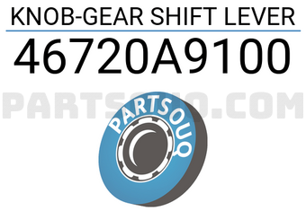 Hyundai / KIA 46720A9100 KNOB-GEAR SHIFT LEVER