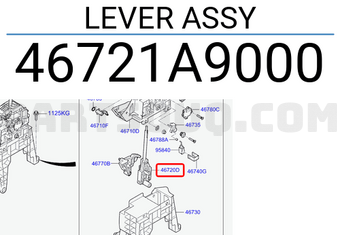 Hyundai / KIA 46721A9000 LEVER ASSY