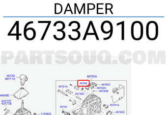 Hyundai / KIA 46733A9100 DAMPER