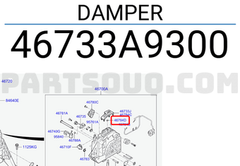 Hyundai / KIA 46733A9300 DAMPER