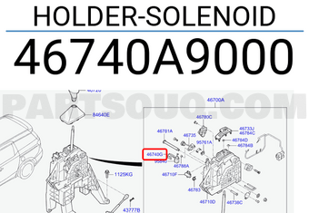 Hyundai / KIA 46740A9000 HOLDER-SOLENOID