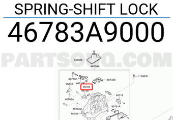 Hyundai / KIA 46783A9000 SPRING-SHIFT LOCK