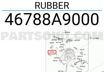 Hyundai / KIA 46788A9000 RUBBER