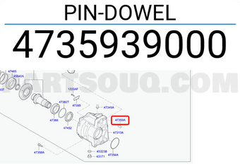 Hyundai / KIA 4735939000 PIN-DOWEL